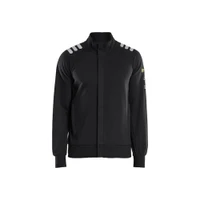 BLAKLADER 3453 Flame Resistant Sweater Black (Men) in Inherent Flame-Resistant Fleece – product display image; Features Inherent flame resistant; Antistatic quality; Soft, brushed inner; Metal free