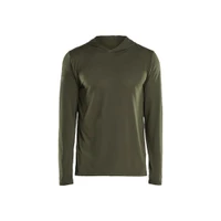 BLAKLADER 3417 Hoodie Forest Night (Men) in UV-Protective Stretch Polyester Jacquard Knit