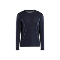 BLAKLADER 3423 T-Shirt Dark Navy Blue (Men) in UV-Protective Stretch Polyester Jacquard Knit