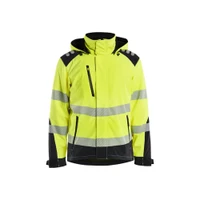BLAKLADER 4400 High Vis Softshell Jacket Hi-Vis Yellow / Black (Men) in Waterproof 4-Way Stretch Softshell