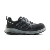 BLAKLADER 2402 Safety Shoe Black / Mid Grey in ETPU (Airy textile upper; Composite toe cap; Textile nail penetration protection in PS standard; Anatomically shaped soft PU insole)