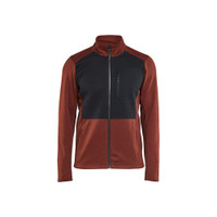 BLAKLADER 3548 Sweater Burned Red / Black (Men) in Polyester Fleece