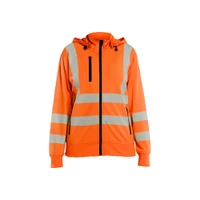 BLAKLADER 3574 High Vis Sweater Orange (Women) in Pique Fleece