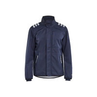 BLAKLADER 4447 Flame Resistant Softshell Jacket Navy Blue (Men) in Flame Resistant 3-Layer Softshell