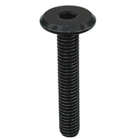 The RAMPA TYPE KF M6 Flat Head Bolts in Black Coated Steel are designed for superior holding power and corrosion resistance