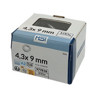 Washer - A2 Stainless Steel DIN 125  4.3 x 9mm (Retail Pack of 100)