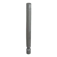With a 75mm length, these bits provide extended reach for recessed fasteners, while the 1/4" hex shank ensures quick-change compatibility with drills, drivers, and bit holders.