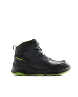 A lightweight and functional boot featuring a durable leather upper with extra reinforcement at the toe and heel for increased abrasion resistance.