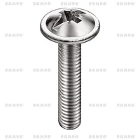 RAMPA TYPE TXSR M4 Flange Head Bolts in Silver Zinc