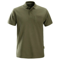 2708 Mens Olive  Green Classic Polo Shirt in Durable Poly Cotton Blend