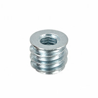 RAMPA SKD30 Threaded Insert 10mm M5 12mm Steel Silver Zinc