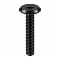 RAMPA KF Bolt Flat Head M6 55mm Hex 4 mm Steel Black Coated