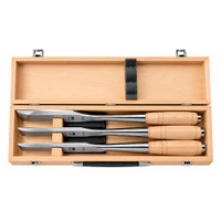 MHG MESSERSCHMIDT TI13103.03 Timber Framing Chisel Set 25.4, 38.1, 50.8 mm