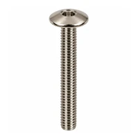 RAMPA KT 6mm Bolt Mushroom Head M6 40mm Hex 4 mm Nickel Plated
