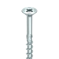 Alternate product image of HECO 6 x 40 Countersunk Head Partial Thread Silver Zinc Steel PZD-3.