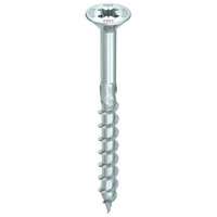 Main product image of HECO 4.5 x 50 Countersunk Head Partial Thread Silver Zinc Steel PZD-2.