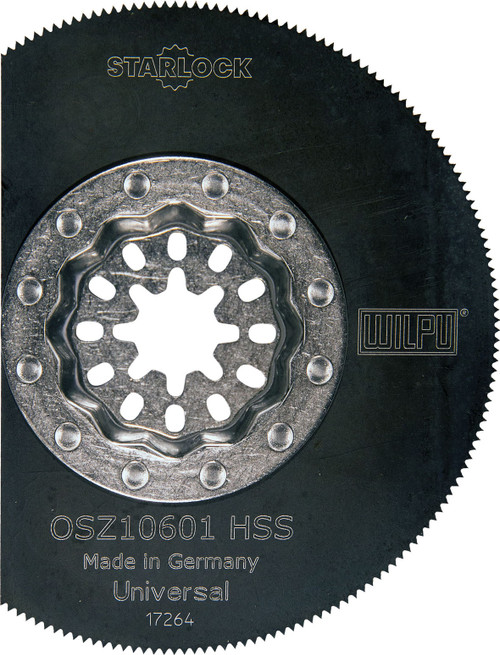 WILPU Multi Tool Blade for Timber, Plastics in corners, the OSZ 106 Saw Blade is for Semi Circular for Construction