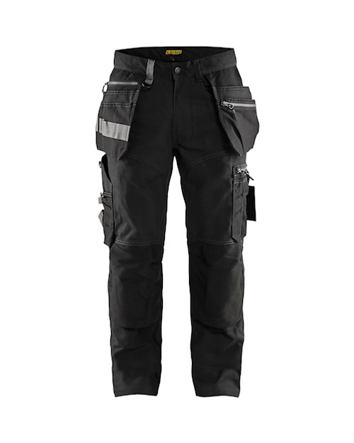 BLAKLADER Trousers | Canvas + Stretch Craftsman Trousers , Work Trousers with Holster Pockets  for Mens Workwear and Plumbers available in Melbourne
