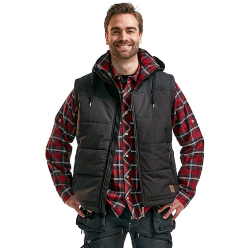 BLAKLADER Vest | Craftsman Hardware supplies Vest Flannel Lining with for both Work and Casual and Electricians
