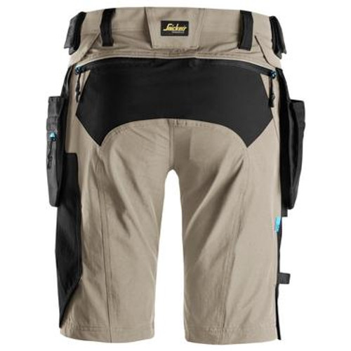 SNICKERS Shorts 6108 with Holster Pockets  for SNICKERS Shorts | 6108 Lite Work Khaki Shorts with Holster Pockets 4-Way Stretch that have Configuration available in Carpentry
