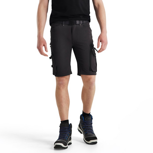 BLAKLADER 4-Way Stretch Dark Grey Shorts for Carpenters that have  available in Australia and New Zealand