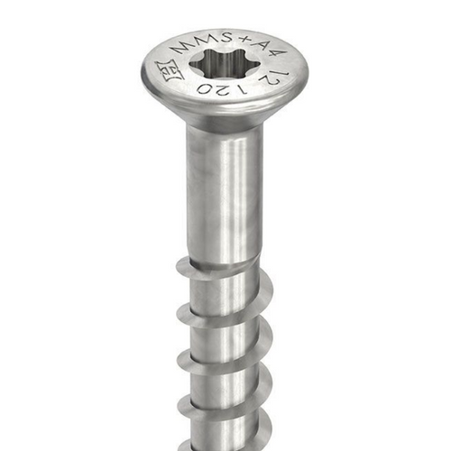 HECO A4 316 Stainless Steel for Countersunk Head Screw Anchor with T30 Drive for the Carpentry Industry and Installers in Australia and New Zealand