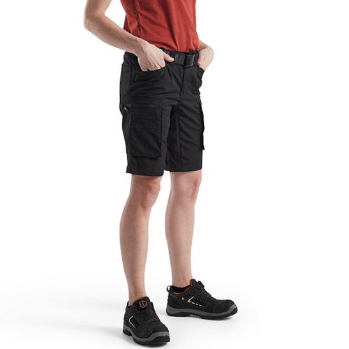 Suitable work Shorts available in Australia and New Zealand BLAKLADER Polyester Black Shorts for Carpenters