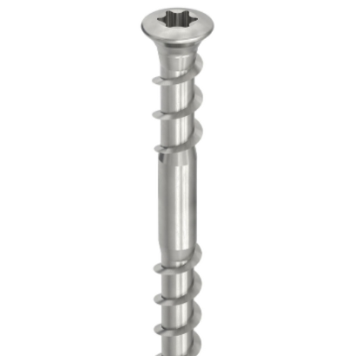 HECO Decking Raised Countersunk Head Screws | 5mm A4 316 Stainless Steel Raised Countersunk Head Screws with HD20 Drive for Deck Buiders, Timber Decking Screws and Fasteners