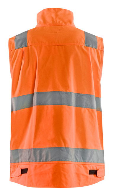 BLAKLADER Vest | 8505 Vest with Reflective Tape for Construction industry, Electricians and High Vis Orange in Sydney