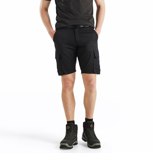 BLAKLADER 2-Way Stretch Black Shorts for Carpenters that have Scratch Free  available in Australia and New Zealand