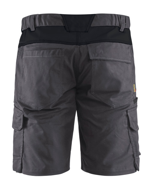 BLAKLADER Shorts 1446 with Scratch Free  for BLAKLADER Shorts | 1446 Industry Stretch Mid Grey Shorts with Scratch Free 2-Way Stretch that have Configuration available in Carpentry