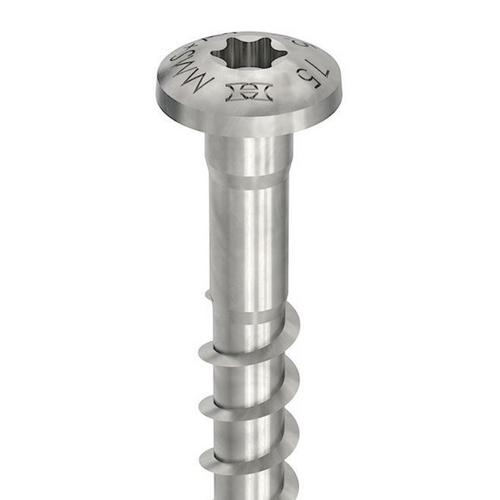 Buy Online HECO 7.5mm A4 316 Stainless Steel Pan Head Screw Anchor with A4 316 Stainless Steel for the Carpentry Industry and Installers in Perth, Sydney and Brisbane
