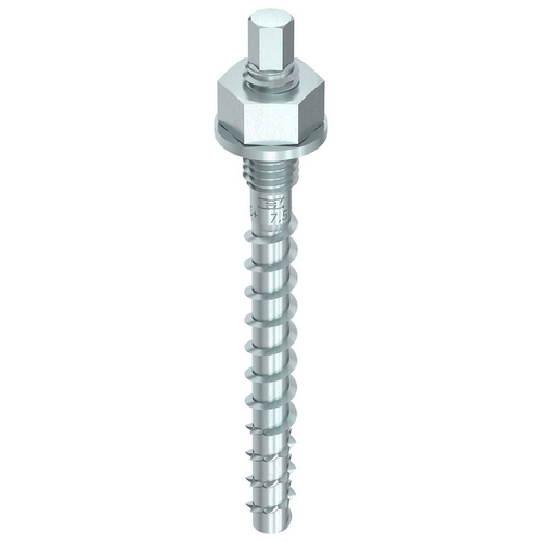 Buy Online HECO 7.5mm Pre-Set Threaded Screw Anchor with Silver Zinc for the Carpentry Industry and Installers in Perth, Sydney and Brisbane