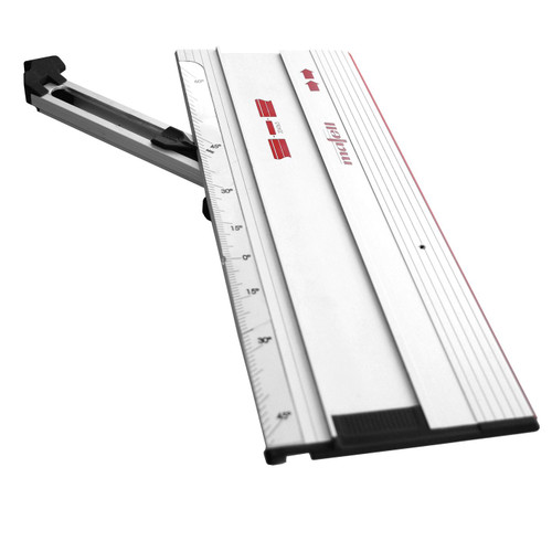 Angle cuts executed exactly according to the scale with the MAFELL angle fence. Angle cuts executed exactly according to the scale with the MAFELL angle fence.