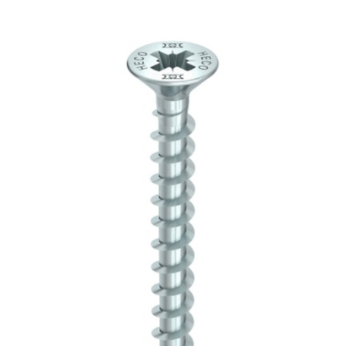 HECO Countersunk Head Screws | 3mm Countersunk Head Screws with PZ Drive | RETAIL BOX for Carpentry Screws, Hardwood Products and Home Hardware in Brighton