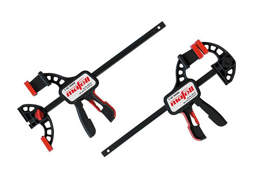 The MAFELL F-SZ Clamps are designed specifically for use with guide rails, offering a clamping capacity of 180mm. available in Perth, Sydney and Brisbane