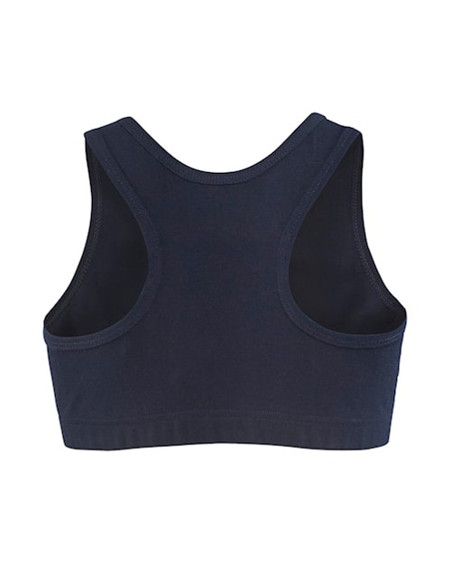 BLAKLADER Underwear | 7203 Womens Navy Blue Underwear Sports Bra with Anti-Flame in Durable Poly/Cotton Blend
