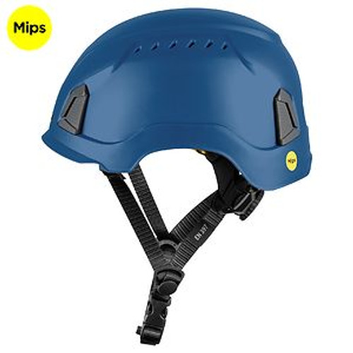 Blue Safety helmet with ventilation Blue Safety helmet with ventilation