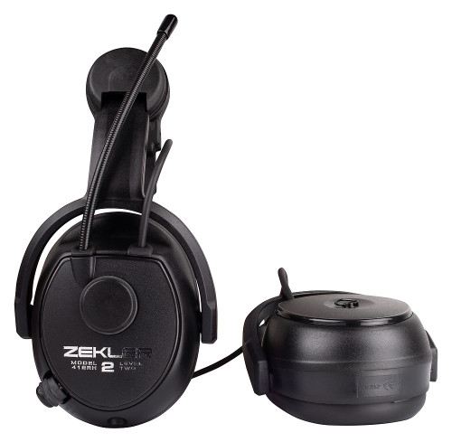 ZEKLER Ear Muffs | Supplier of 412 RH Class 2 with AUX Input, FM Radio  for Hard Hat Helmet, Construction Sites, Rope Access, Riggers, Trade Supplies and Electricians