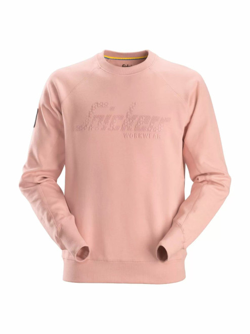 SNICKERS 2882 Pink Pullover with 3D Logo for the Construction Industry and Operators in Victoria and South Australia.