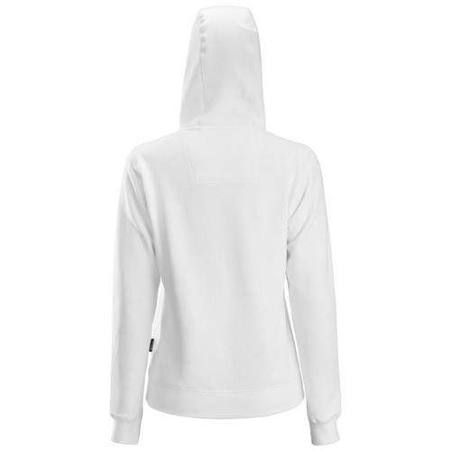 SNICKERS Cotton White  Hoodie  for Woodworkers that have Full Zip  available in Australia and New Zealand