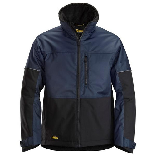 SNICKERS Jackets | Mens 1148 Navy Blue Lined Winter Jackets with Insulation