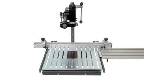 Drilling Table with Dead Board + Extension Adapters  with  Dead Board + Extension Adapters for the Workers and Operators in Joinery