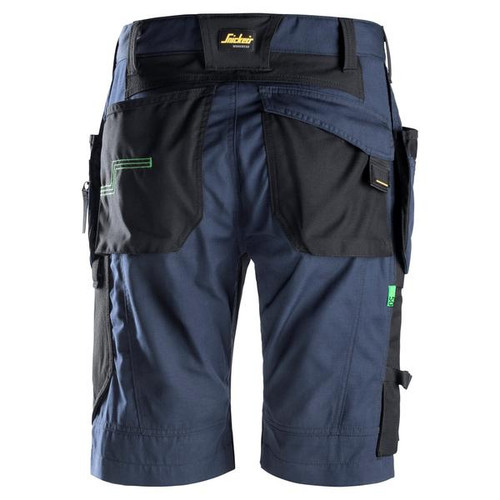 SNICKERS Shorts 6904 with Holster Pockets  for SNICKERS Shorts | 6904 Flexi Work Navy Blue Shorts with Holster Pockets Cordura with Stretch that have Configuration available in Electrical