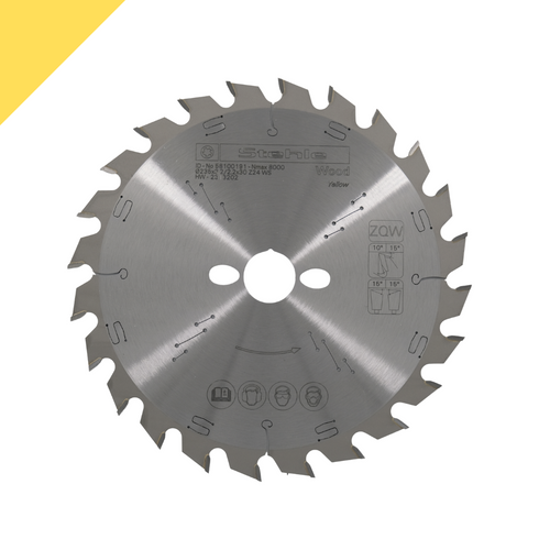 Craftsman Hardware supplies STEHLE ZQW ⌀235 x 30 Saw Blade for Solid Timber with ATB for the Joinery Industry and Carpenters in Glen Waverley, Bayswater and Mitcham