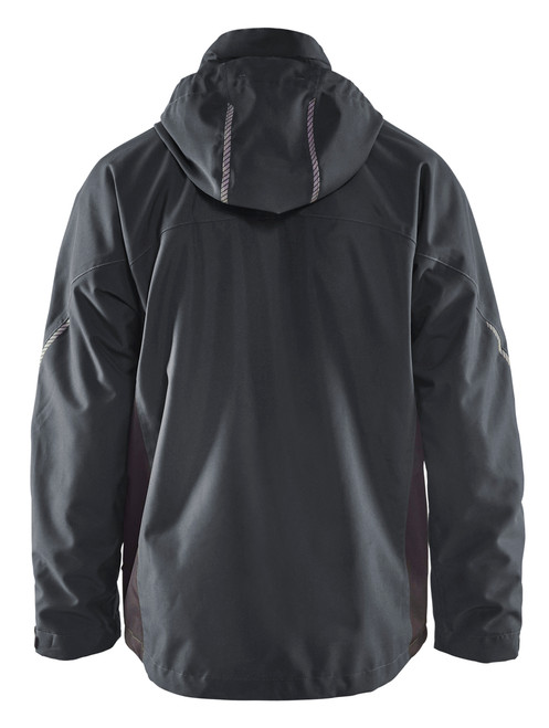 Stay warm and protected with the Shell Blaklader Polyester jacket model 4790 in Dark Grey with Waterproof and Windproof.
