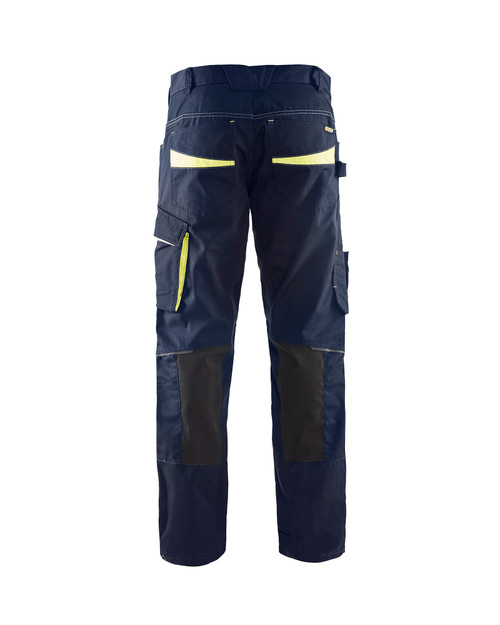 BLAKLADER Trousers | 1459 Service Stretch Mid Grey Trousers with Polyester