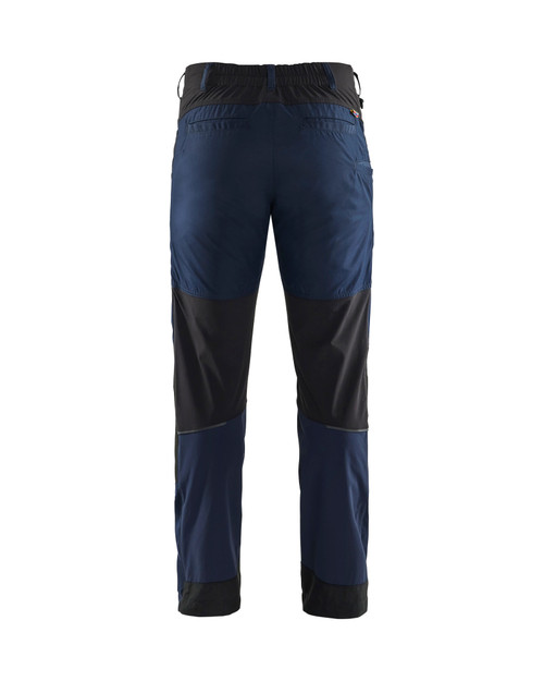 Buy online in Australia and New Zealand BLAKLADER Durable Poly/Cotton Blend Dark Navy Blue Trousers for Cabinet Makers that are looking for comfortable work trousers.