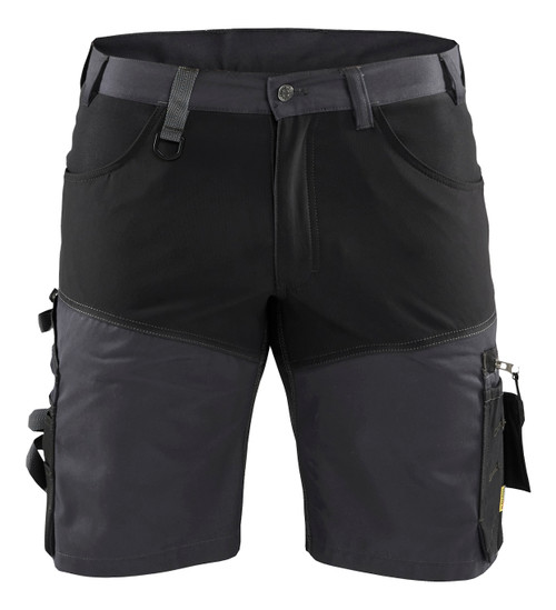 BLAKLADER 1798 Mens Craftsman Grey Shorts with Durable Poly/Cotton Blend that  are suitable for Carpentry work BLAKLADER 1798 Mens Craftsman Grey Shorts with Durable Poly/Cotton Blend that  are suitable for Carpentry work