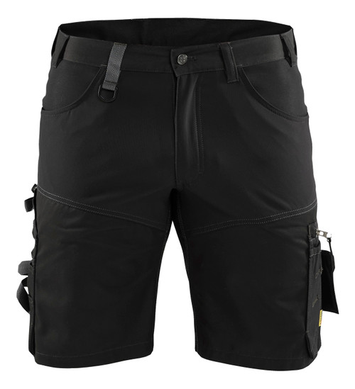 BLAKLADER 1798 Mens Craftsman Black Shorts with Durable Poly/Cotton Blend that  are suitable for Carpentry work BLAKLADER 1798 Mens Craftsman Black Shorts with Durable Poly/Cotton Blend that  are suitable for Carpentry work